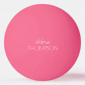Für sie ein rosa Tischtennisball (Rückseite)