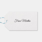 Für Sie Elegant Geschenkanhänger (Rückseite Horizontal)
