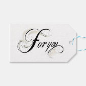 Für Sie Elegant Geschenkanhänger (Vorderseite (Horizontal))