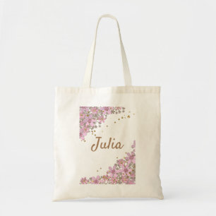 Für Sie erstellt, Blüte, Papier Blume, rosa Tragetasche