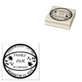 Für Sie geschaffen, individuell, familiär Gummistempel (Stempel)