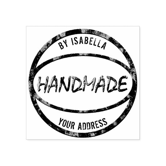 Für Sie geschaffen, individuell, handgefertigt Gummistempel (Prägung)