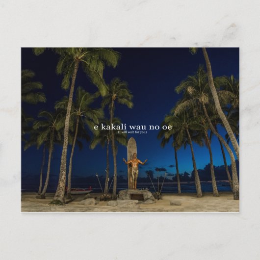 Für Sie Hawaii Postcard gewartet Postkarte (Vorderseite)