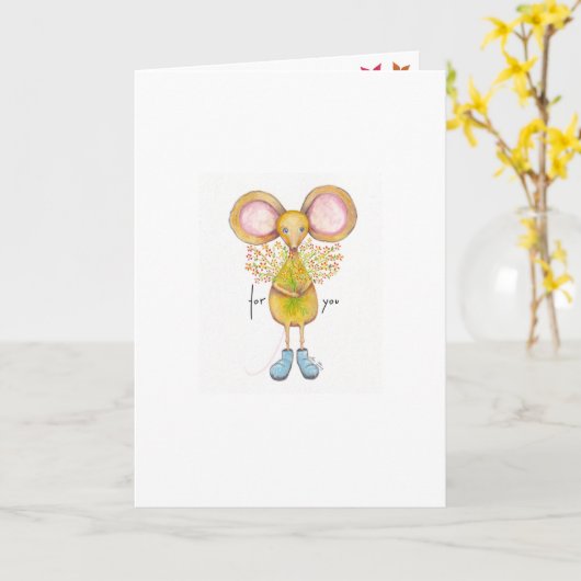 Für Sie Karte (Gelbe Blume)