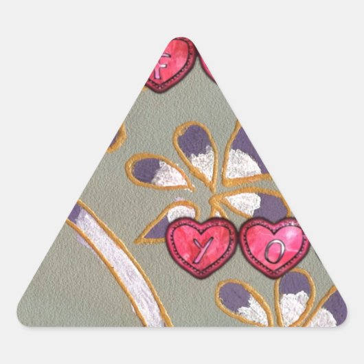 Für Sie me.jpg Dreieckiger Aufkleber (Vorderseite)