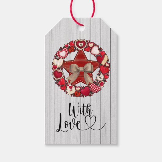 Für Sie mit Liebe Geschenkanhänger (Vorderseite)