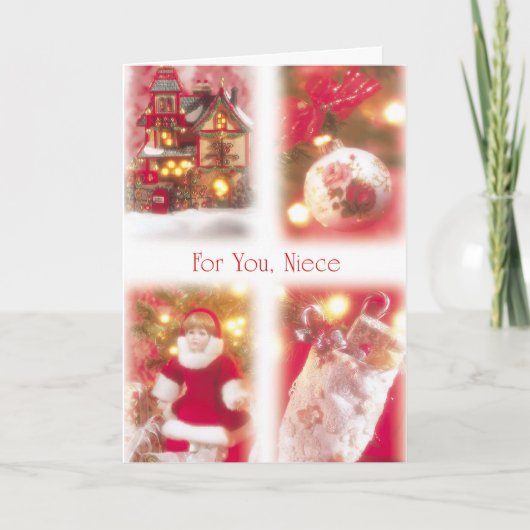 Für Sie Nichte Feiertagskarte (Vorderseite)