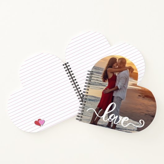 Für sie oder für ihn Foto Valentines Notizblock (Innenseite)