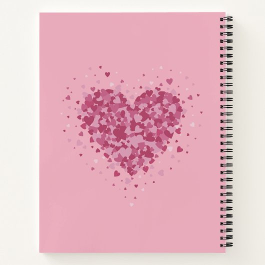 Für sie oder für ihn Foto Valentines Notizblock (Rückseite)