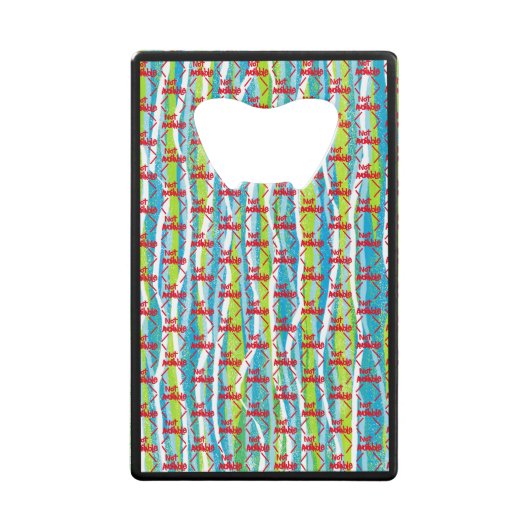 Für Sie Personalisierte Kreditkartenboxen Geldbeutel Flaschenöffner (Vorderseite)