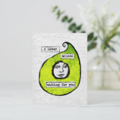 Für Sie Postcard gewartet - Modernes Abstrakt Postkarte (Stehend Vorderseite)