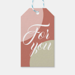 Für Sie ・ Trendige Abstrakte, moderne Minimalismen Geschenkanhänger