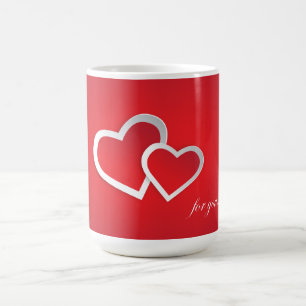 Für Sie Valentinstag Herzen Design-21987 Kaffeetasse