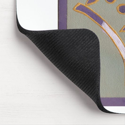 Für Sie von mir: Schönes Blumenherzendesign Mousepad (Ecke)