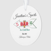 Für Sim Man Höhle Bar Tavern Pub Ornament (Vorderseite)