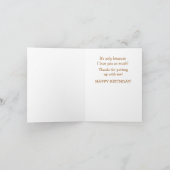 Für Sister Funny Eichhörnchen Geburtstag Karte (Innenseite)