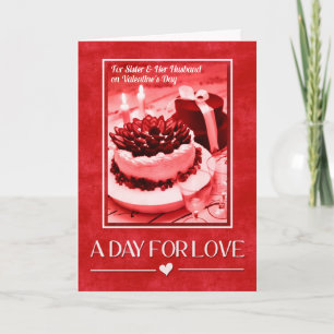 für Sister und ihr Ehemann am Valentinstag Feiertagskarte