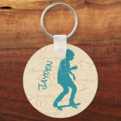 Für Skateboarder Grafik Schlüsselanhänger (Vorderseite)