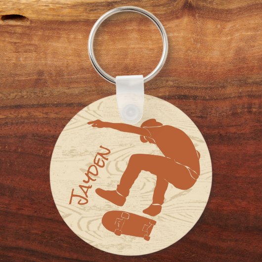 Für Skateboarder Grafik Schlüsselanhänger (Vorderseite)