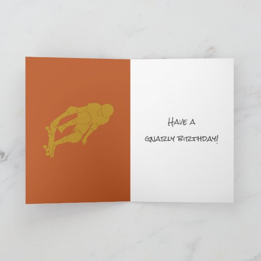 Für Skateboarder war das Skateboarden als maßgesch Karte (Innenseite)