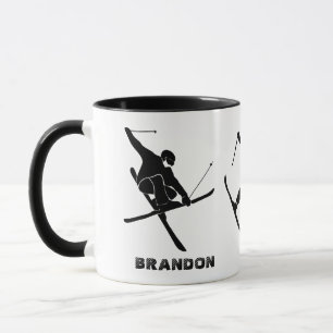 Für Skifahrer Personalisiert Tasse