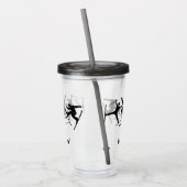 Für Skifahrer Personalisierte Skitouren Acryltrinkbecher (Links)