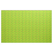 Für Skifahrer Ski Tricks Muster Lime Green Weihnac Stoff (Yard (91,4 cm))