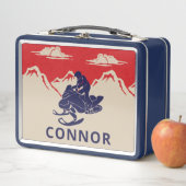 Für Snowmobiler Grafik Personalisiert Metall Brotdose (Beispiel)