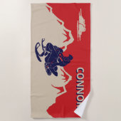 Für Snowmobiler Grafik Personalisiert Strandtuch (Vorderseite)