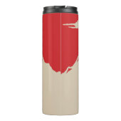 Für Snowmobiler Grafik Personalisiert Thermosbecher (Rückseite)