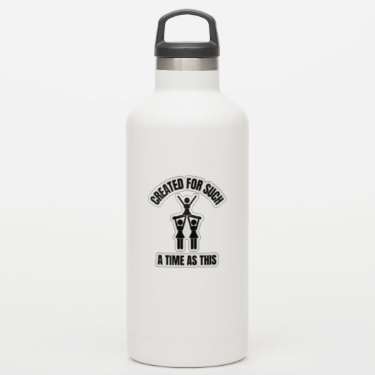 Für so eine Zeit wie diese Cheerleader Aufkleber (Wassserflasche)