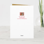 Für Son Funny Cow Happy Birthday Karte (Rückseite)