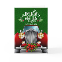 für Son in Law Red Classic Car Weihnachten