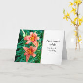 Für Son und seine Ehefrau Glückwunsch Ostern Gruß Karte (Gelbe Blume)