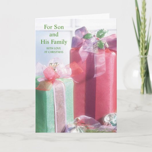 Für Son und seine Familie mit Liebe zu Weihnachten (Vorderseite)