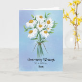 Für Son Wedding Jubiläumsblessings Bouquet Karte (Gelbe Blume)