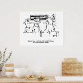 Für "Spanische Augen" wird ein Optiker gefragt Poster (Küche)