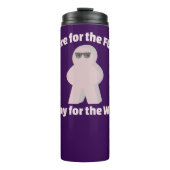 Für Spaß Bleibe für Win Game Spaß Thermosbecher (Vorderseite)