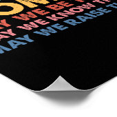 Für starke Frauen Inspiration intersektionale Femi Poster (Ecke)