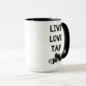 Für Stechend Tänzer, die Live-Liebe Gestochen habe Tasse (VorderseiteRechts)