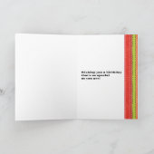 Für Stepbruder Custom Age Birthday Cake Card Karte (Innenseite)