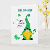Für Steptochter St Patrick's Fun Leprechaun Card Karte (Gelbe Blume)