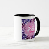 Für Sterne in Lila Farbe Tasse (VorderseiteRechts)