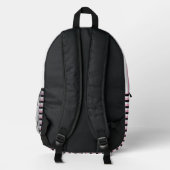 Für süße Mädchen – Weicher rosa Rucksack (Rückseite)