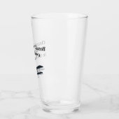 Für Takeoff & Beer freigegeben, Funny Aviation Jok Glas (Links)