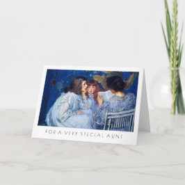 Für Tante am Muttertag Fine Art Gruß Karte