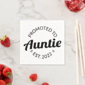 Für Tanten nach Osten befördert. 2022 Serviette (Beispiel)