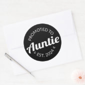 Für Tanten nach Osten befördert. 2024 I Runder Aufkleber (Umschlag)