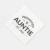 Für Tanten nach Osten befördert. 2024 Serviette (Ecke)