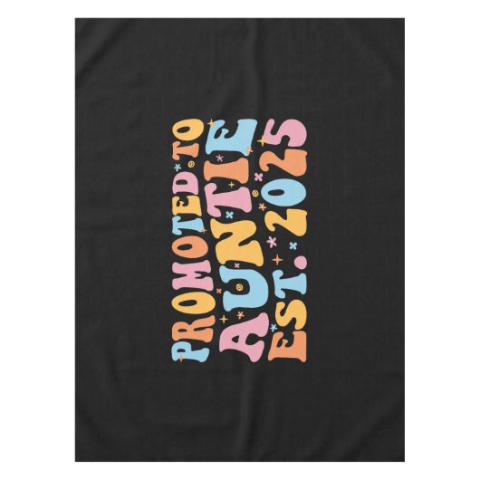 Für Tanten nach Osten befördert. 2025 III Tischdecke (Vorderseite)